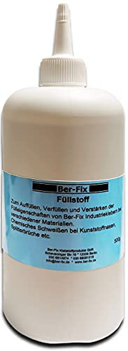 Ber-Fix Füllstoff-Granulat für Schweißnahtkleber Weiß für DIY 5x 500g