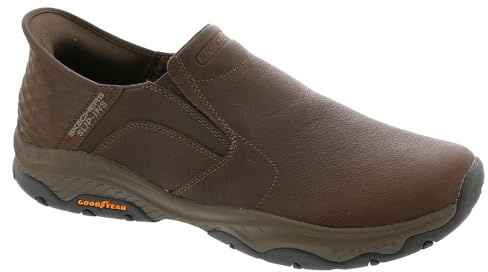 Skechers Craster - Lanigan 204847 Twin Gore, Punta Redonda de Cuero sin cordonesHombre