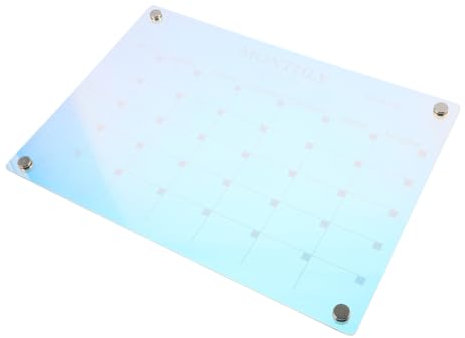 CANIGHT 1satz Magnetisches Monatsplaner-whiteboard Für Kühlschrank Wiederverwendbare -tafel Planung Von Mahlzeiten Und Terminen Trockenen Markern Klein Und Praktisch