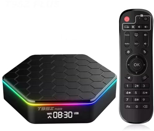 Android 12.0 TV Box, 2GB RAM 16GB ROM Allwinner H618 Quad-Core 64-bit Cortex-A53，Android Box with 2.4GHz/5.0GHz WiFi 10/100M Ethernet, Support H.265/3D/6K Ultra HD/BT 5.0/HDMI 2.0 Smart TV Box
