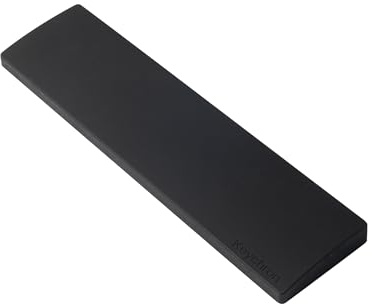 Ergonomic Silicone Wrist Rest for Keychron Q3 / Q3 Max / V3 / V3 Max / C3 Pro,14.37 Honeycomb Non-Slip Palm Rest, 80% TKL Mechanical Keyboards with Typing Pain Relief