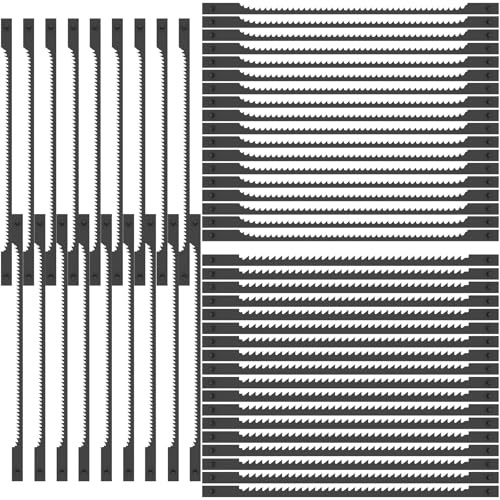 Dekupiersägeblätter aus SK5-Kohlenstoffstahl, 15/18/24 Zähne – Je 18 Blätter – Ideal für Holz, Kunststoff und weiche Metalle (3 inch/76,2mm - 54 teiliges set, 1 Stück)