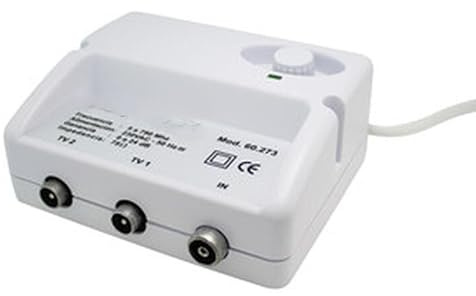 Amplificador de Antena Mejor recepción y fácil instalación Mejorar la señal de TV y Radio.