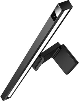Operitacx 1 Stück Lesen des Augenschutzes Laptop Monitor Blau klopfen arbeiten LED-Computerbildschirmlampe einstellbare Bildschirmlampe abs matte schale Black