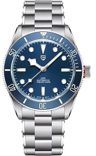 RollsTimi Pagani Design PD1812 Klocka för Män Automatisk NH35 Rörelse 42 mm Rostfritt Stål BB58 Stil Dykare 100 M Vattentät Lysande Urtavla Armbandsur., PD-1671-Blå-v2