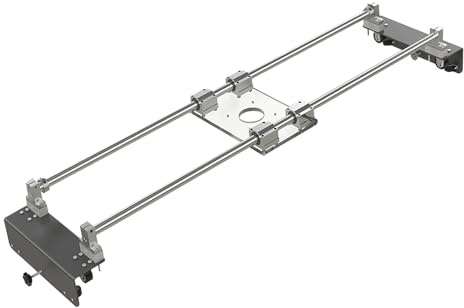 Router Sled for Wood Slab Falttening Mill, Heavy Duty Steel Rail Woodworking Planing Jig, Adjustable Height Flattening Guide for Live Edge Slabs, DIY Woodworking Tool.
