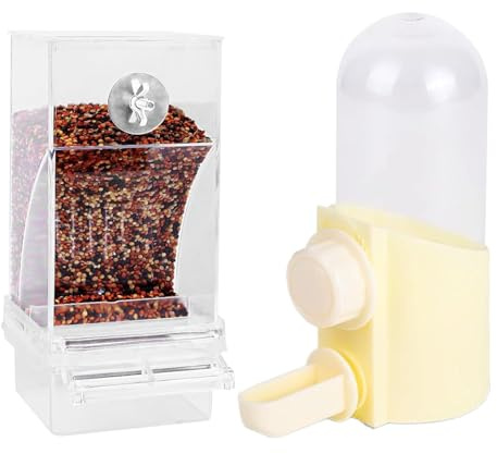 Bebedero para Aves,Dispensador De Agua para Loros - de Agua Resistente a Derrames para Periquitos, Canarios, Agapornis y Cacatúas