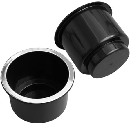 Hemobllo 2 Piezas Inserto para Portavasos de Coche Portavasos del Motor para Coche de Estilo Moderno y Elegante Barcos Caravanas Diseño Versátil y Reducido