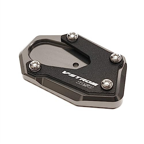 Extender Motorradständer Fußvergrößerer Seitenständerverlängerung Mit Logo Für Suzuki V-Strom 1050XT VSTROM 1050 2019-2021(1050 Titanium)