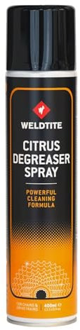 WELDTITE Dirtwash Citrus Degreaser Aerosol Spray, Effective for Bike Chains & Drivetrains, 400 ml