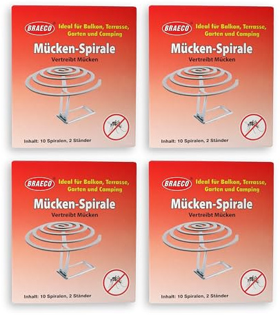 4 x (Braeco anti mosquitos en espiral)