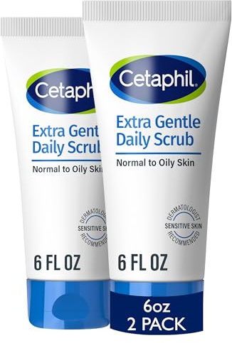 Extra sanftes tägliches Peeling, sanft peelt und reinigt ohne zu trocknen, für alle Hauttypen