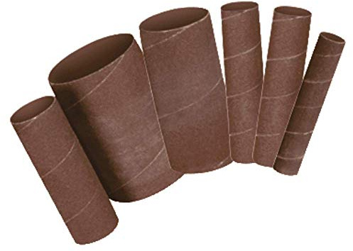 Scheppach Schleifhülsen Spindelschleifer Zubehör Set | 18 Schleifhülsen | für oszillierende Spindelschleifmaschine OSM600 / OSM100 | Körnung 240 | 3 x Ø 13-19 - 26-38 - 51-76 mm | 7903400703