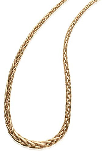 Collier Maille Palmier dégradé Chute 4 mm à 7 mm Plaqué Or 18 Carats