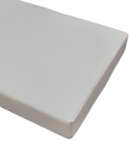Sitzbankkissen, wasserdicht, für den Garten, mit hochdichtem Schaumstoff, 2/3-Sitzer, Stuhlpolster für Outdoor-/Indoor-Möbel (Beige, 100 x 40 x 5 cm)