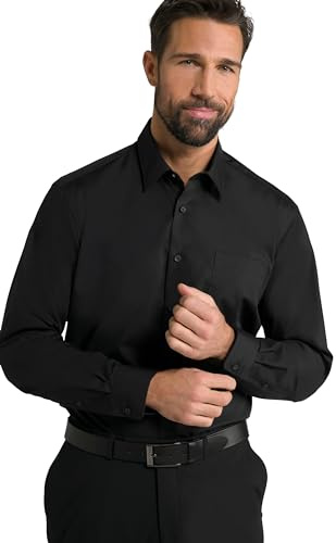 JP 1880 Herren Hemd, Business, Bügelfrei, Kentkragen, Langarm, Comfort Fit, Bis 8XL Hemd (1er Pack)