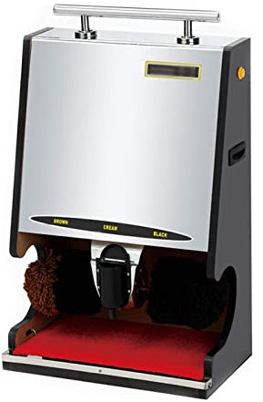 Cireuse à chaussures à induction automatique, machine pour les occasions publiques appliquée à la cireuse à chaussures électrique Hall de l'hôtel Home Shoe Shiner Brosse à chaussures électrique Machi