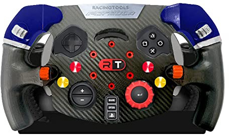 RacingTools Lenkradkranz Formula für Logitech G29/G923 – Simracing Lenkrad-Ersatz, Starre Monoblock-Bauweise