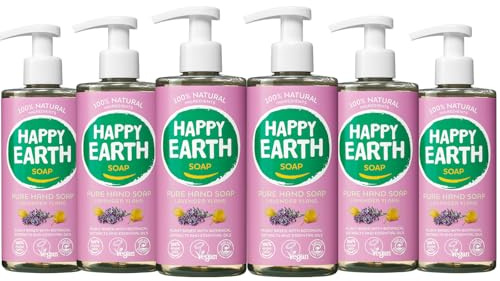 Happy Earth 100% naturlig handtvål lavendel ylang 300 ml