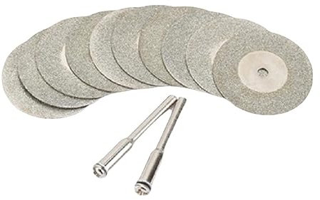 NORAZE Mini Disco da Taglio for Accessori rotanti Mola diamantata Lama for Sega Circolare Rotante Abrasivo (Color : 80, Size : 16mm)