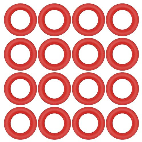 EMSea 100 Stück O-Ringe für Broadhead Bogenschießen Pfeilspitze Gummibänder Ersatz Pfeilspitze Tülle Außendurchmesser 5mm Innendurchmesser 3mm Durchmesser 1mm Rot