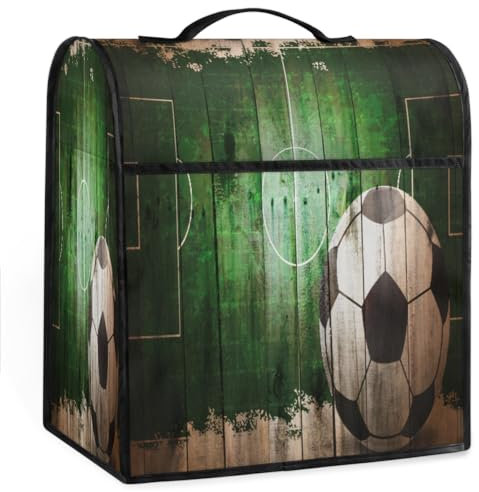 TropicalLife Holz Fußball Pitch Cover Staubschutz für alle 4,4-7,6 Liter Mixer, Fußball Kaffeemaschine Staubschutz Ständer Mixer Staubschutz für Küchenmischer Zubehör