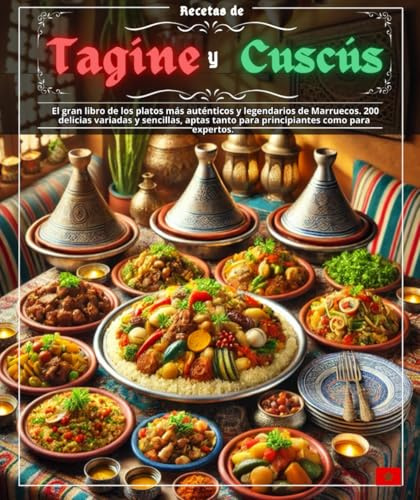 Recetas de Tagine y Cuscús : El gran libro de los platos más auténticos y legendarios de Marruecos. 200 delicias variadas y sencillas, aptas tanto para principiantes como para expertos.