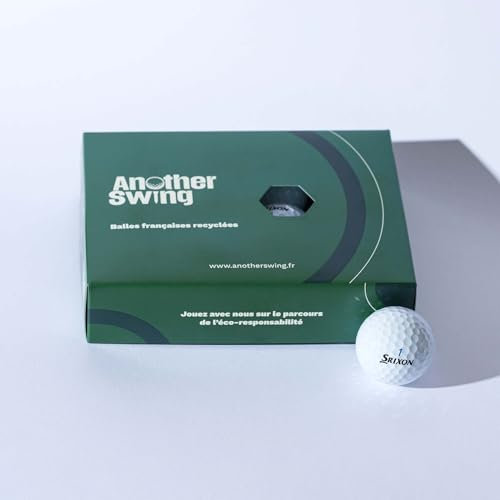 Another Swing - 12 Golf Ball-Set gebrauchte Golfbälle Srixon AD333 / AD333Tour AAAA - Ideal für Anfänger und Fortgeschrittene - Premium-Qualität und Leistung - Französische Marke