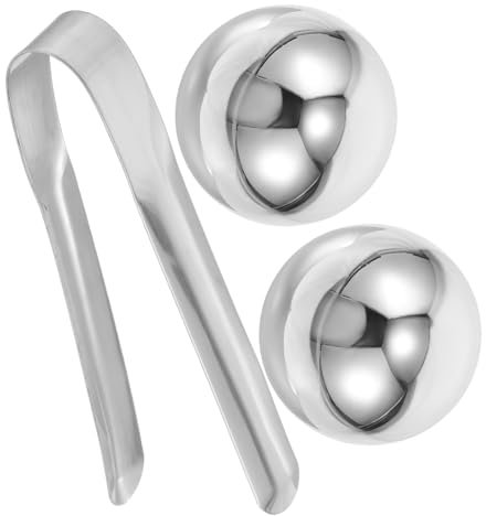 Gatuida Bola De Hielo De Acero Inoxidable Bolas De Enfriamiento Reutilizables Para Vino y Bebidas Que No Derriten Para Helado y Espresso