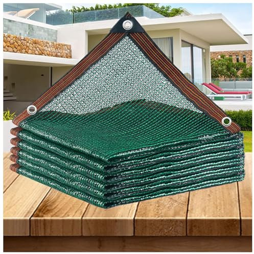 Mehrzweck-Schattennetz,Leichter und Atmungsaktiver Grünes Schattierungsnetz,55% Schattiernetz,Sonnenschutznetz,Beschattungsnetz,mit Ösen,für Garten,Gewächshaus,Blumen,Pflanzen(Size:3 * 8m)