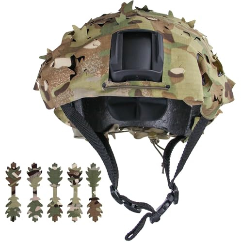 Praktischer Helmüberzug Fast Helmüberzug Camouflage Combat Helmüberzug Helmüberzug für Camouflage Combat Helmet Fast Helmet Cover Helmüberzug