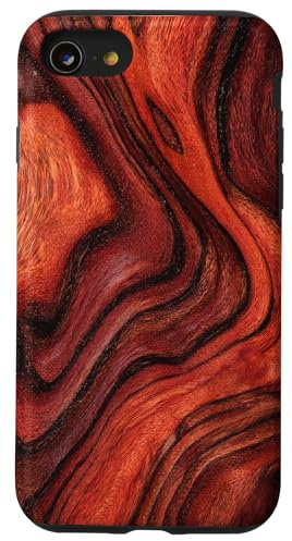 Motif Bois d'acajou Coque pour iPhone SE (2020) / 7/8