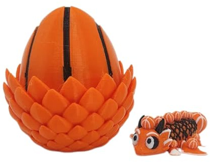 3D Printed Dragon with Egg - Funny Easter Basket Stuffers,Easter Egg Dragon Toy for Kids | for Children Teens Adults Family Home Office School Celebration