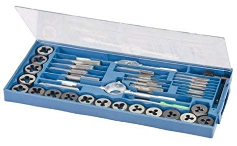 Silverline MS51 Gewindebohrer und Schneideisen, 40-tlg. Satz
