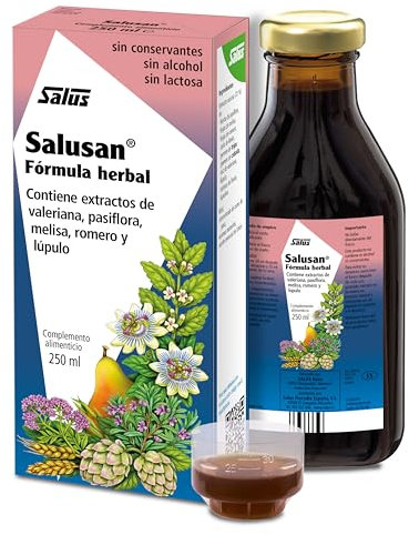 Salus Salusan® - Formule liquide - Sommeil et Relaxation, Bien-Être - Extraits Naturels de Mélisse et de Passiflore - 250 ml