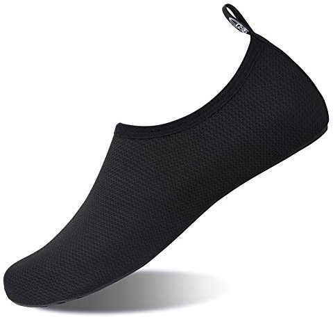 IceUnicorn Simskor dam herr strandskor surfskor vattenskor barfota badskor för vattensport strand pool surfing yoga, - Xbl svart - 38/39 EU