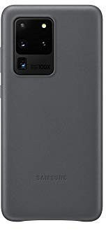 Samsung Leather Cover Galaxy S20 Ultra - Cuir gris