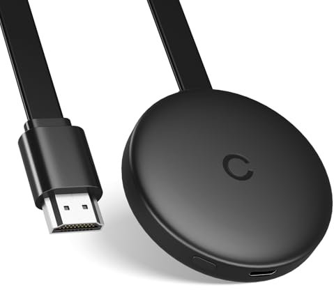 Wireless HDMI Dongle, Adattatore HDMI Wireless Miracast 2,4/5 GHz, Dongle Display WiFi 1080P Compatibile con Windows/Mac/Android/iOS/Miracast/DLNA/Airplay, Compatibile con HDTV/Monitor/Projekto