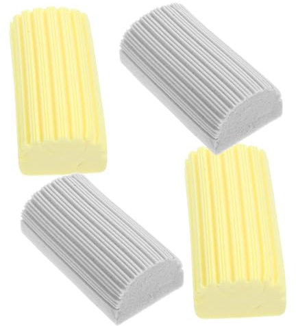 ABOOFAN Plumero Reutilizable 4 Piezas Esponjas de Limpieza Húmedas para Rodapiés Ventilación Radiadores y Espejos Herramienta de Limpieza y Eficaz Polvo