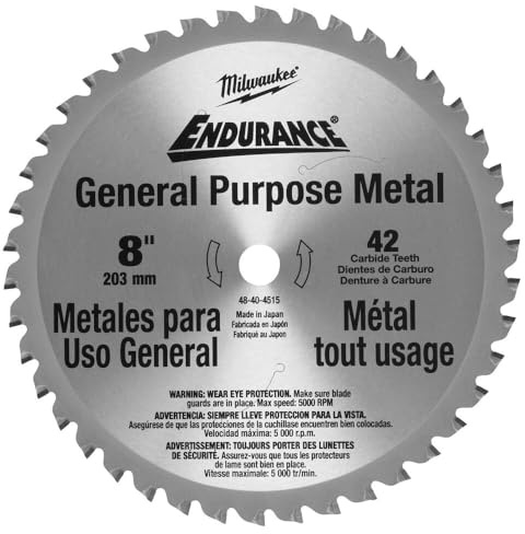 Milwaukee - Disco Sierra Circ. CERMET 203x15,87x1,8 42z MCS 65/66