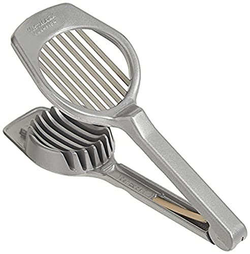 Westmark Mushroom & Egg Slicer – Aluminum Cutter with 7 Stainless Steel Blades for Even Slices, Multi-Use Food Slicer for Mushrooms, Eggs, Strawberries and Kiwi, Kitchen Tool