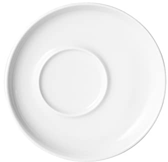 KAHLA 393500A90039C Five Senses Untertasse 11 cm | weißer Unterteller aus Porzellan