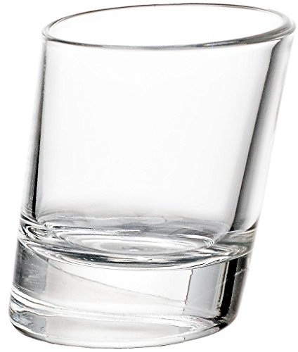 Pisa bicchierini 51 gram/50 ml – Confezione da 6 | 5 cl bicchierini, bicchierini angolati, inclinati shot GLASSES