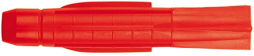 TOX Allzweckdübel TRI 10 x 61 mm + Schraube, zuverlässige Befestigung in fast allen Baustoffen, Vor- und Durchsteckmontage, Dübel verknotet oder spreizt automatisch, 4 Stück im Blister, 010701161