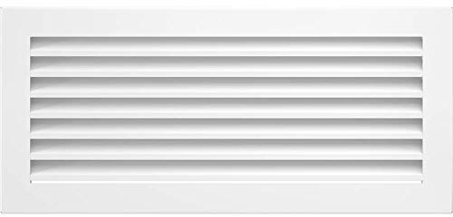Kratki Rejilla de ventilación Rejilla de Chimenea Fresh 17cm x 37cm Blanco