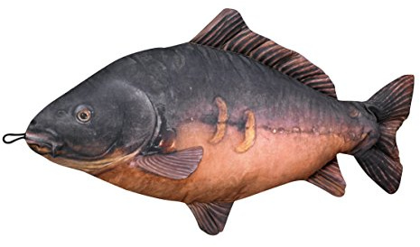 Fladen weiches Dekokissen in Fischform, Puffa-Fish