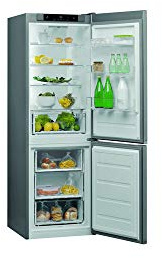Whirlpool frigorífico combinado 60cm 339l a ++ acero inoxidable agitado w5821cox2