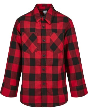 Urban Classics Herren Boys Checked Flanell Shirt