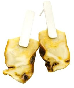 Ohrringe Bernstein Silber 925 GELB Earrings Amber NEU O38