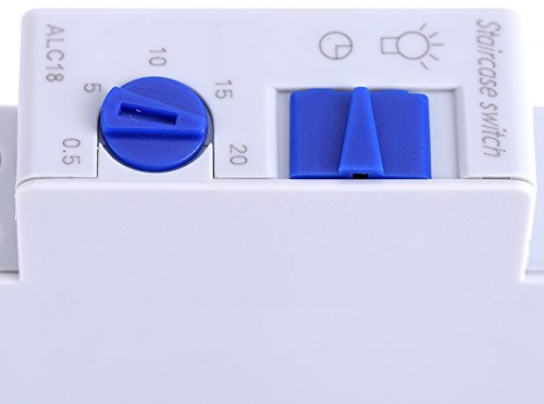 Biitfuu Interruptor de Temporizador, Temporizador de Pasillo de Escalera, Temporizador de relé electrónico, Temporizador de luz para Caja de lámpara publicitaria